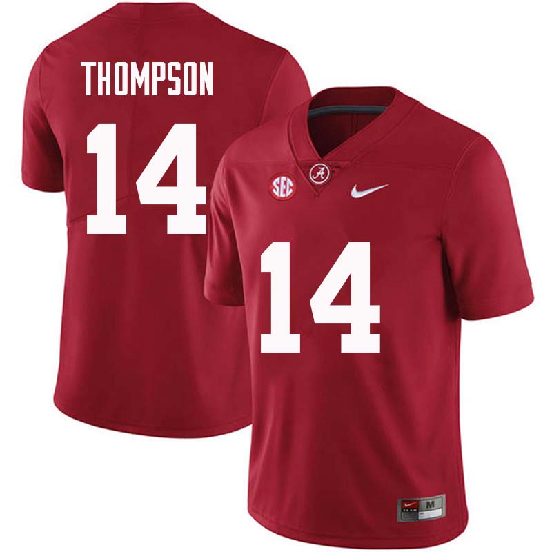 Alabama Crimson Tide Men's Deionte Thompson #14 Crimson NCAA Nike Authentic Stitched College Football Jersey GY16N78VT